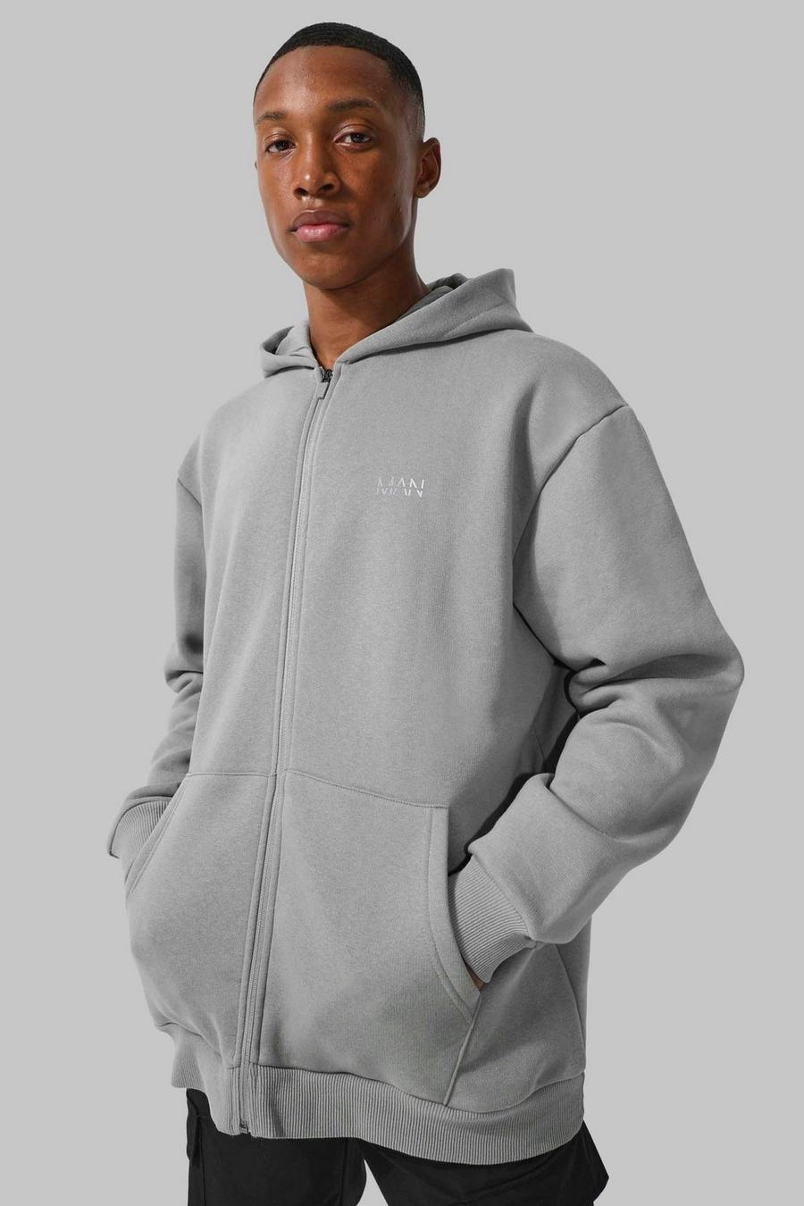 Man Active X Andrei Oversized Zip Hoodie | boohoo Man Active X Andrei Oversized Zip Hoodie | boohoo